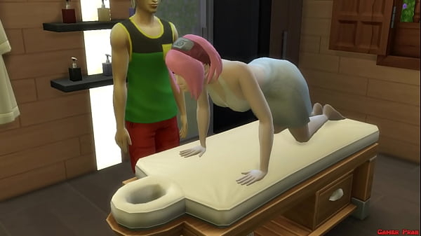 Sakura Follada En Masaje Naruto Hentai Netorare Cartoon 3d Joven Esposa Buenisima [Netorare]