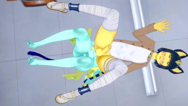 Animal Crossing Yaoi Hentai 3d - Ankha (boy) With Mooncat on High School [Animal crossing, Hentai, Yaoi]
