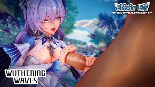 ️ omg the art style is so good Cantrarella craves for COCK WUTHERING WAVES HENTAI [Cartoon, Wuthering Waves]