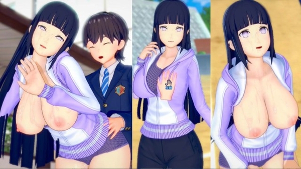Naruto( ) 3dcg [hentai Game Koikatsu Hinata Hyuga(anime 3dcg Video)] [Games, Naruto]