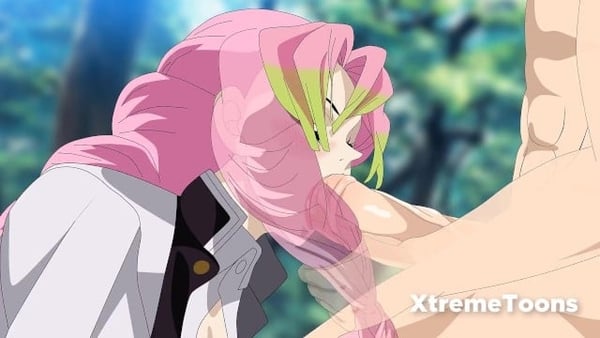 Mitsuri Takes Iguro To The Forest To Give Him A Rich Blowjob - Demon Slayer [Demon Slayer]