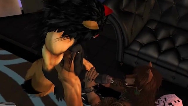 Gay Furry Anal with Wolf Werefox [Furry, Yaoi, Yiff]