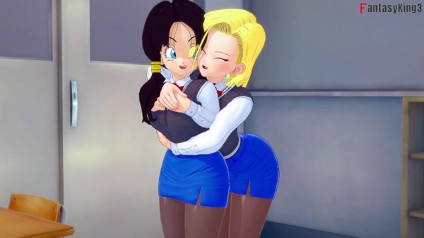 Android 18 And Videl Lesbian Sex 2 Dragon Ball Zex 4 [Cartoon, Dragon Ball]